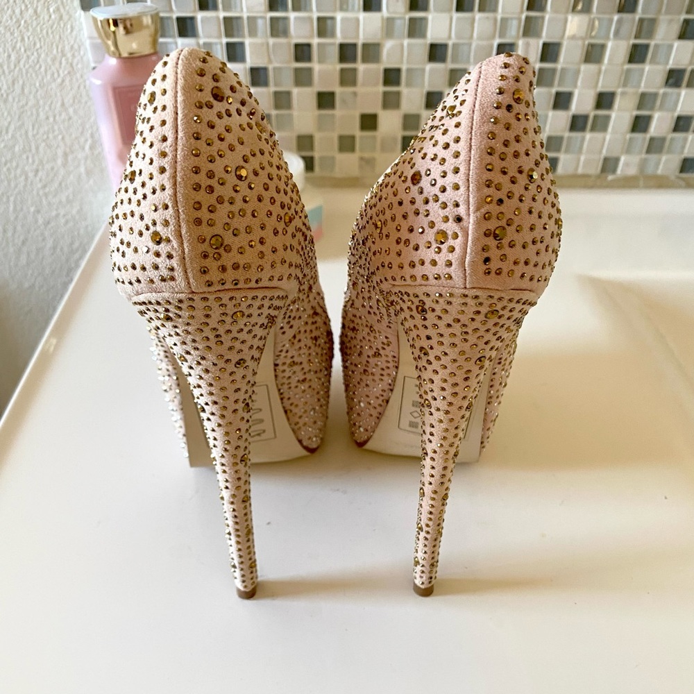 Pink Open Toed Platforms - Picture 5 of 6
